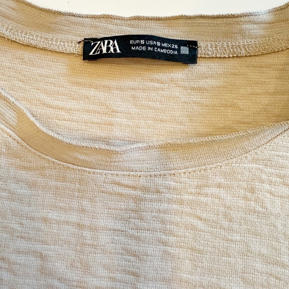 Zara Women’s Long Sleeve Blouse - Picture 2 of 6